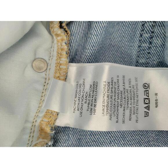 Pilcro & the Letterpress. Anthropologie. Size 31 blue high rise slim jeans - Picture 6 of 6